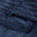 BEDELITE Fleece Throw Blanket for Couch – 3D Ribbed Jacquard Soft and Warm - Image 6