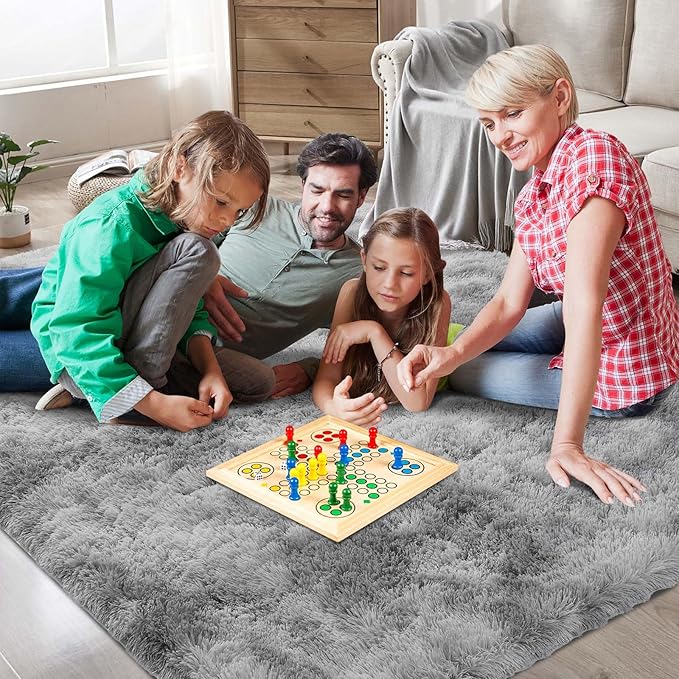 Shag Area Rugs for Bedroom Living Room, 8X10 Ultra Soft Fluffy Area Rugs for - Image 3