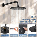 Replacement for Delta Shower Trim Kit 14 Series Matte Black