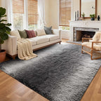 Area Rugs for Living Room, Tie-Dyed 5x7 Feet Soft Fluffy Shagg Plush Rug High - Image 2