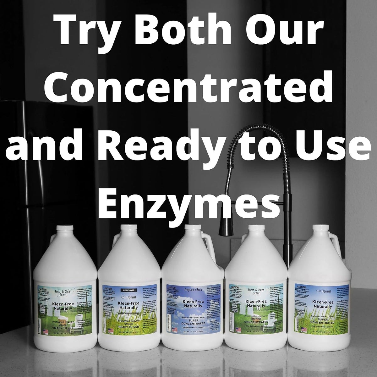 Naturally Fresh and Clean Enzyme Cleaner, Ready-To-Use, 128oz