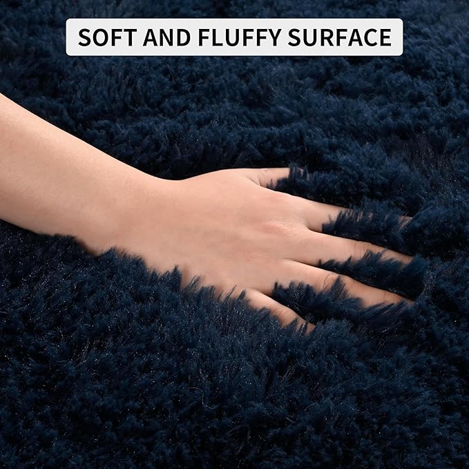 Tepook Fluffy Large Rugs for Living Room, Area Rug 6x9 Soft Carpet for Bedroom - Image 7