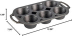 Lodge Pre-Seasoned Cast Iron 6 Wells Muffin Baking Pan, PFAS-Free