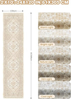 Runner Rug 2x10, Ultra-Thin Kitchen Rugs Non Slip Washable Rugs - Image 2