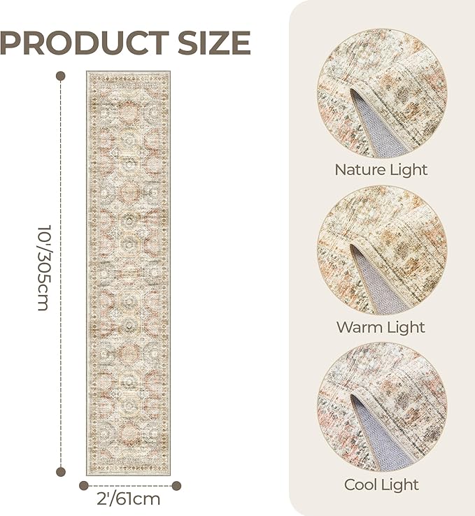 Long Bathroom Rugs Runner - Image 2