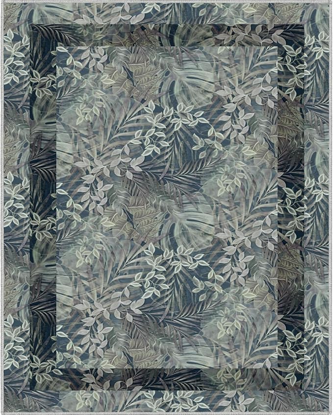 Area Rugs - 8x10 Rugs for Living Room, Non Slip Indoor Boho Area Rug Carpet by PhonzenuoCarpet
