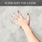 Large Area Rugs for Living Room, Super Luxury Soft Fluffy Modern Bedroom Rug - Image 7
