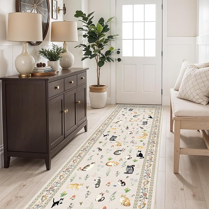 2'6"x8' Washable Kitchen Runner Rug - Image 4