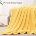 Whale Flotilla King Size Fuzzy Fleece Blanket - Image 7