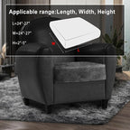 Leather Look Couch Cushion Covers Sofa Seat Slipcovers Sets Couches Furniture - Image 3