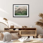 Americanflat 22x28 Poster Frame - Matted to 18x24 - Engineered Wood - Black