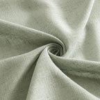 MIULEE Sage Linen Curtains 63 Inch Length 2 Panels - Image 8