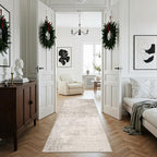 3x6 Washable Hallway Runner Rug: Abstract Stain Resistant Bathroom Kitchen Rug - Image 6