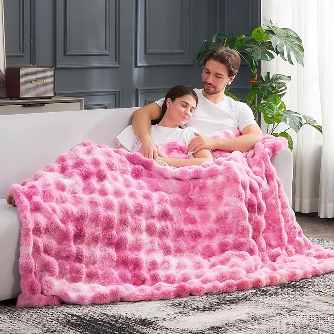 Cozy Bliss Faux Fur Throw Blanket - Image 5