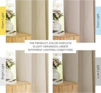 NICETOWN Thick Flax Linen Curtains - Image 8