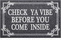 Front Door Indoor Outdoor Entrance Doormat Grey Rubber Welcome Door Mat Come by HLFMVWE