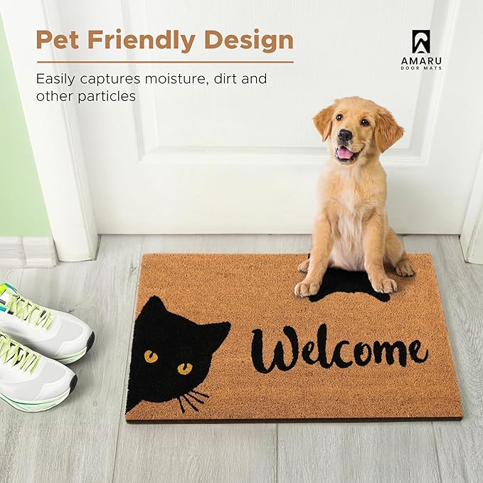 Welcome Cats - 24"x36" - Coir Door Mat - Welcome Mats - Image 7