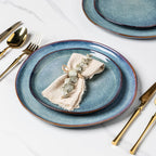AmorArc Ceramic Dinnerware Sets for 6, 18Pcs Plates and Bowls Sets Dishes
