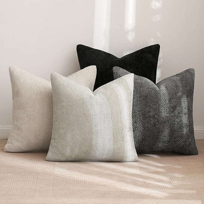 MIULEE Pack of 4 Halloween Couch Throw Pillow Covers 20x20 Inch Neutral - Image 4