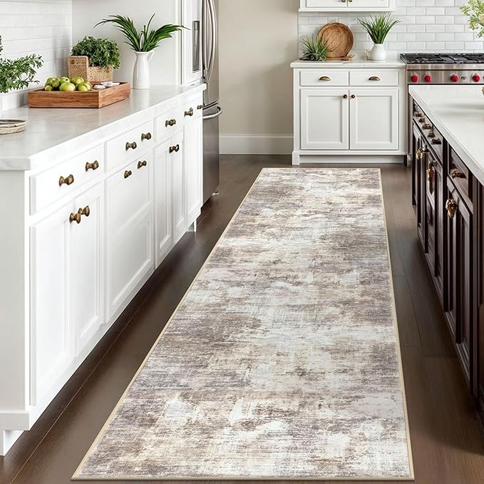 IOHOUZE Abstract Runner Rug 3x10 Ft Washable Runners - Image 2