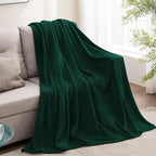 BEDELITE Fleece Blanket Christmas Forest Green Throw Blankets - Image 9