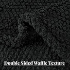 Whale Flotilla Queen Size Fuzzy Fleece Blanket - Image 6