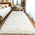 Pionblank Fluffy Runner Rugs for Bedroom 2x6, Modern Shaggy Area Rug for by PIONBLANK