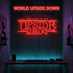 Welcome To The Upside Down Neon Sign LED Sign