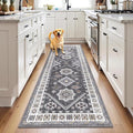 HEBE Washable Kitchen Rugs Runner 2'x 6', Non Slip Hallway Runner Rug, Low Pile by HEBE