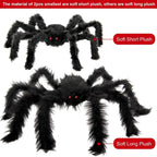 Colovis 6 Pcs Large Scary Halloween Spider Decorations for Outdoor, Yard