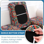 hyha Printed Couch Cushion Covers, Floral Sofa Covers Washable - Image 3