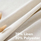 H.VERSAILTEX Elegant Natural Linen Blended Energy Efficient Light Filtering - Image 4