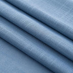 Denim Blue Curtains for Living Room Back Tab Modern Farmhouse Semi Sheer Blue - Image 7