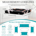 12Pcs Stretch Patio Cushion Covers, Outdoor Couch Covers Replacement, Outdoor - Image 2