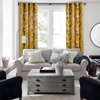Topfinel 92 Inches Long Custom Mustard Yellow Luxury Curtains - Image 5