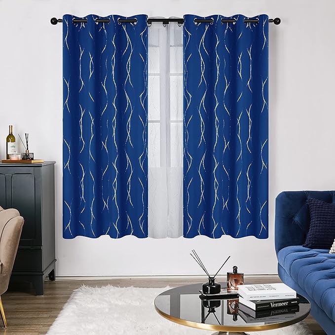 Deconovo Blackout Curtains, 52 x 72 Inch Drapes - Image 2