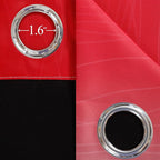 Estelar Textiler Ombre Red and Black Curtains 72 Inch Length 2 panels, Complete - Image 7
