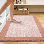 48x32 Large Bathroom Rugs Washable Non Slip, Soft Absorbent Quick Dry Mats - Image 2