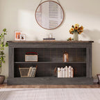 Tribesigns 63" Console Table, 3-Tier Entryway Table with Storage Shelves