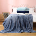 Newwiee 4 Pcs Flanne Fleece Throw Blanket - Image 3