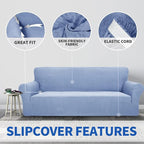 ZNSAYOTX 1 Piece Jacquard Couch Covers - Image 3