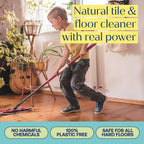 Fab Tab Floor Cleaning Tablets - Tile and Floor Cleaner for Mopping, 12 ct