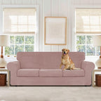 WEERRW 4 Pieces Velvet High Stretch Couch Covers - Image 2
