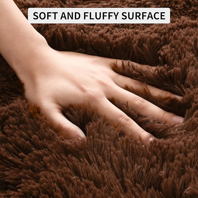 Tepook Area Rugs 9x12 for Living Room, Super Soft Fluffy Rugs for Bedroom - Image 6