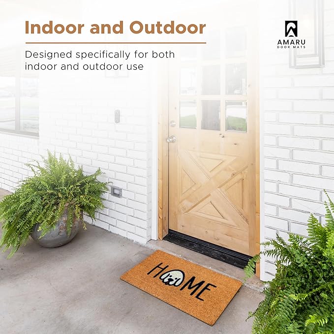 Home Dog - 17"x29" - Coir Door Mat - Welcome Mats - Image 4