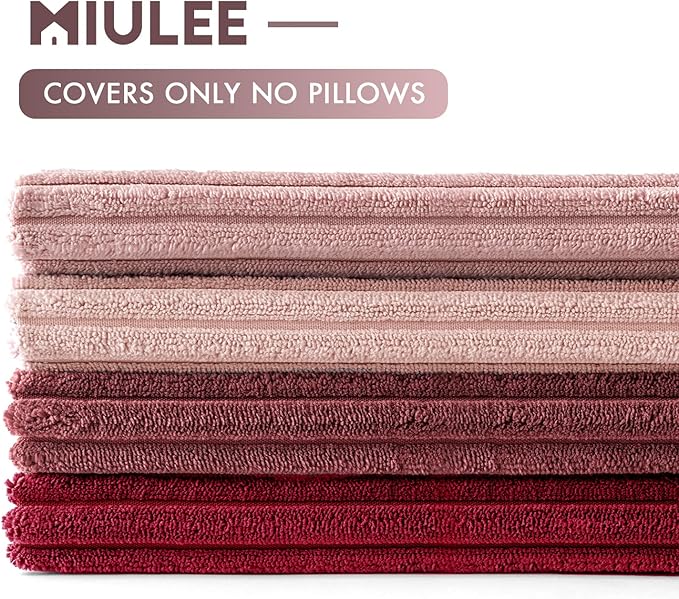 MIULEE Boho Farmhouse Throw Pillow Covers 18x18 Inch Set of 4 Romantic - Image 7