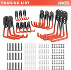 TORACK 15 PCS Garage Storage System Hooks, Shelving Hooks