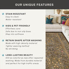 3x12 Extra Long Runner Rugs for Hallways, Vintage Washable Kitchen Floor Mats - Image 5