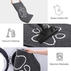 Smiry Dog Door Mat for Muddy Paws, Absorbent Dirt Trapper Non Slip Quick Dry - Image 6