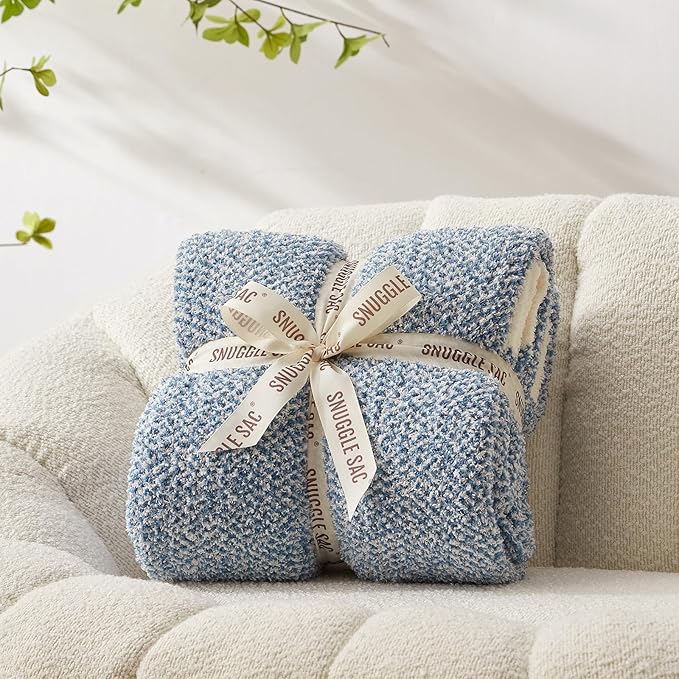 Snuggle Sac Blue Bedding Blanket Twin Size - Image 7